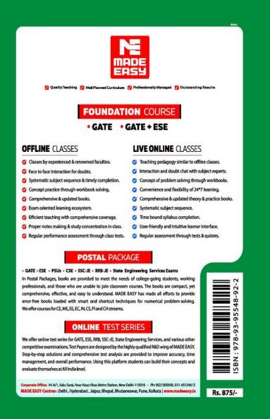 Engineering Mathematics for GATE and ESE-2024