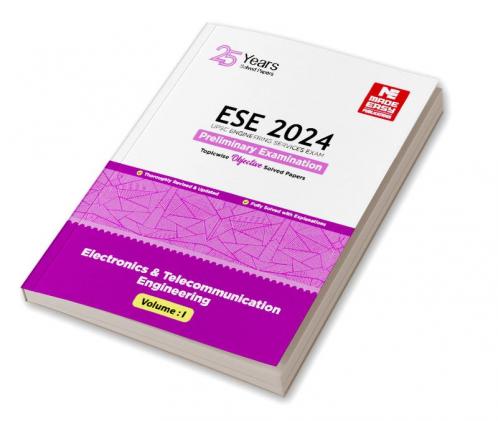 ESE 2024 Preliminary Exam Electronics and Telecom. Engineering Objective Solved Paper Vol-1