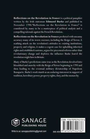 Reflections on the Revolution in France