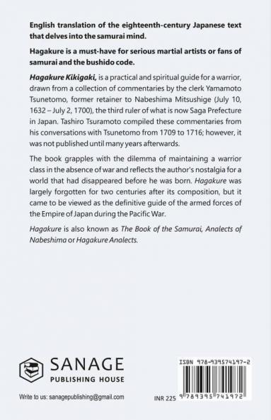 Hagakure: The Book of the Samurai