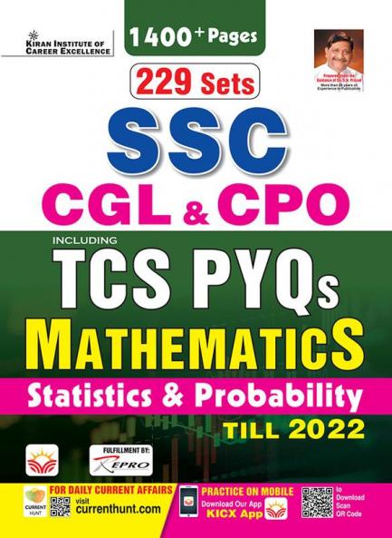 SSC CGL and CPO 229 Sets Including TCS PYQs Mathematics Statistics and Probability till 2022