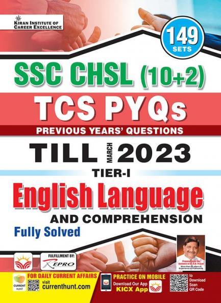SSC CHSL (10+2) TCS PYQs Eng. Languge