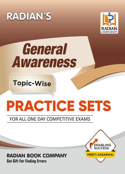 General Awareness Topic-Wise Practice Sets Book for All One Day Competitive Exams 2024 (English Medium)