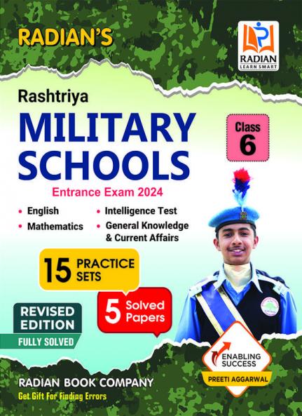 Rashtriya Military School (RMS-CET) Class 6 Practice Set Preparation Book for Entrance Exam 2024 in English (Revised Edition)