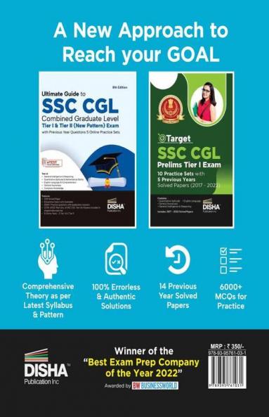 14 Year-wise SSC CGL Tier I Previous Year Solved Papers (2010 - 2022) with 3 Online Practice Sets 4th Edition | Combined Graduate Level | PYQs Question Bank