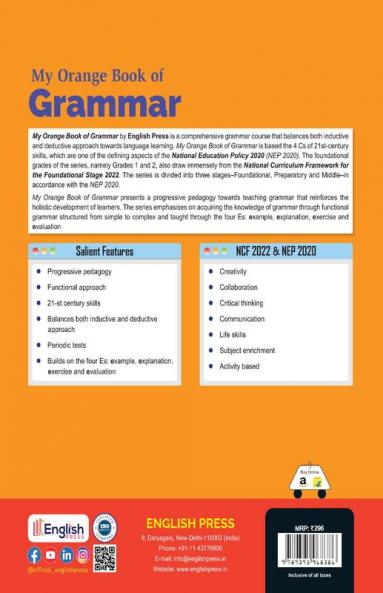 My Orange Book of Grammar for Class 2