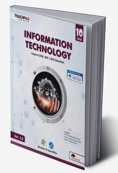 Touchpad® Information Technology Class 10 Skill Education Based on Windows & Open Office Code (402)