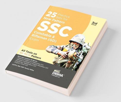 25 Practice Sets for New Pattern SSC Constable & Rifleman (GD) Exam 3rd Edition | Latest Pattern of 80 Questions | General Duty |