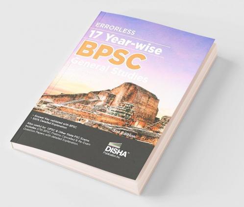Errorless 17 Year-wise BPSC General Studies Prelim Previous Year Solved Papers (1994 - 2022) 3rd Edition
