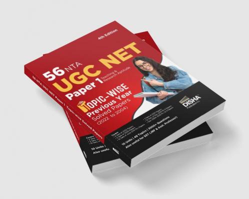 56 NTA UGC NET Paper 1 Teaching & Research Aptitude Topic-wise Previous Year Solved Papers (2022  to 2004) 4th Edition | PYQs Question Bank | National Eligibility Test |