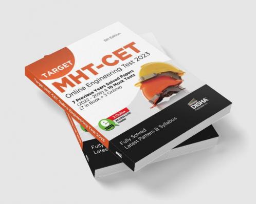 TARGET MHT-CET Online Engineering Test 2023 - 7 Previous Year Solved Papers (2022 - 2016) & 10 Mock Tests (7 in Book + 3 Online) 5th Edition | Maharashtra Common Entrance Test | PYQs Question Bank | Physics Chemistry & Mathematics |