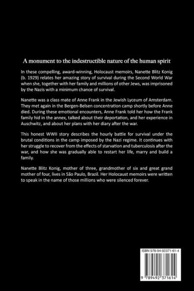Holocaust Memoirs of a Bergen-Belsen Survivor & Classmate of Anne Frank