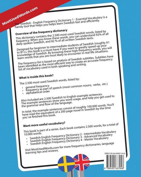 Swedish Frequency Dictionary - Essential Vocabulary