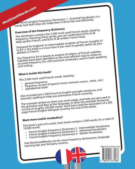 French Frequency Dictionary - Essential Vocabulary