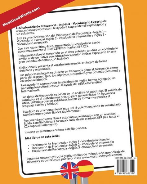 Diccionario de Frecuencia - Inglés - Vocabulario Experto