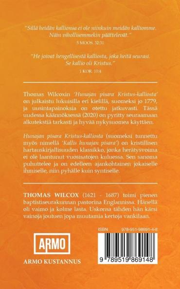 Hunajan pisara Kristus-kalliosta