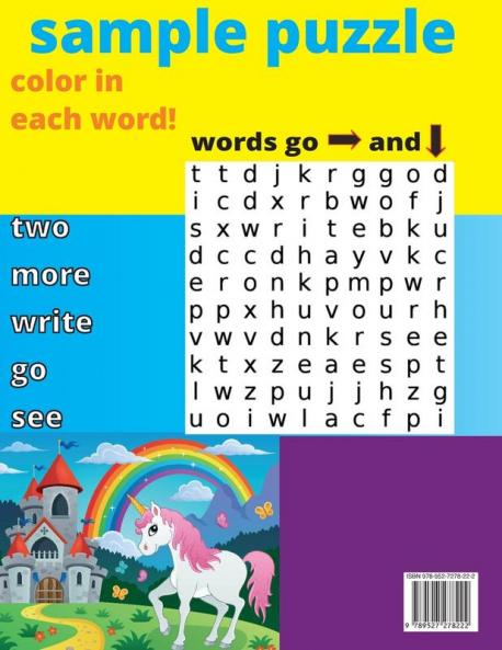 kids first word search