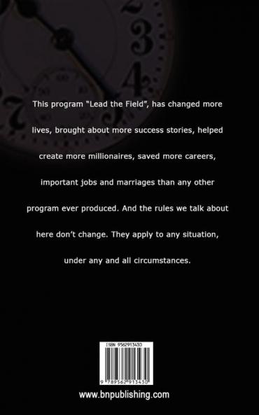 LEAD THE FIELD By Earl Nightingale - Lesson 1
