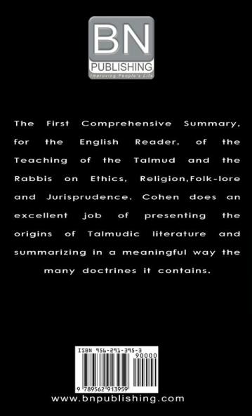 Everyman's Talmud: The Major Teachings of the Rabbinic Sages (Pavez Ana Maria. Coleccion Kiwala.)