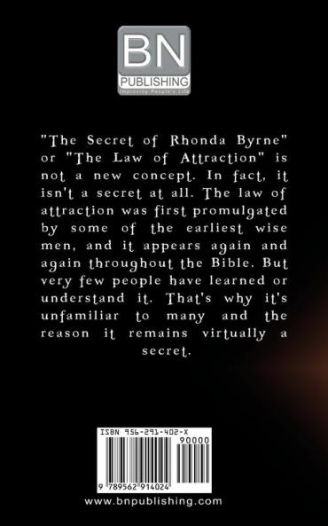 The Secret of Rhonda Byrne or the Law of Attraction in the Bible