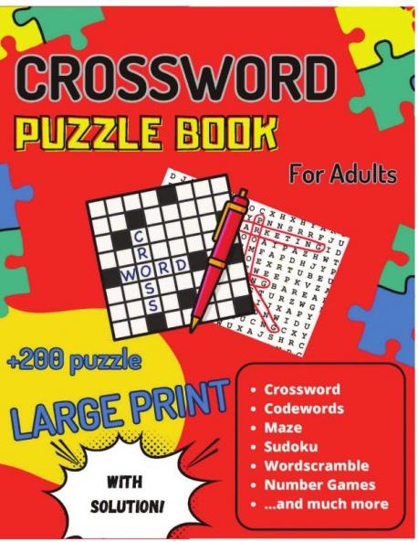 Crossword Puzzle Book for Adults