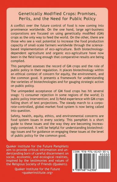 Genetically Modified Crops: Promises Perils and the Need for Public Policy