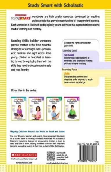 Scholastic Study Smart K1: Reading Skills Builder