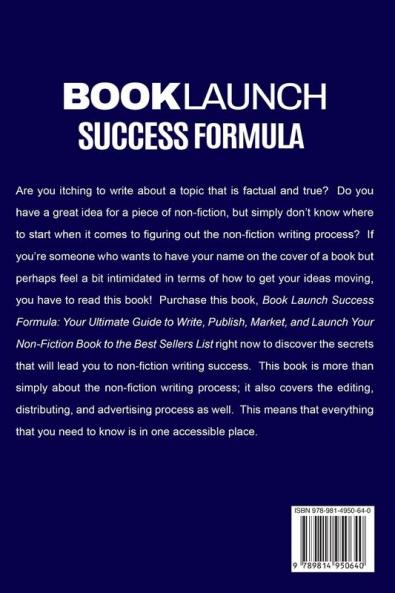 Book Launch Success Formula: Sell Like Crazy (Sales and Marketing)