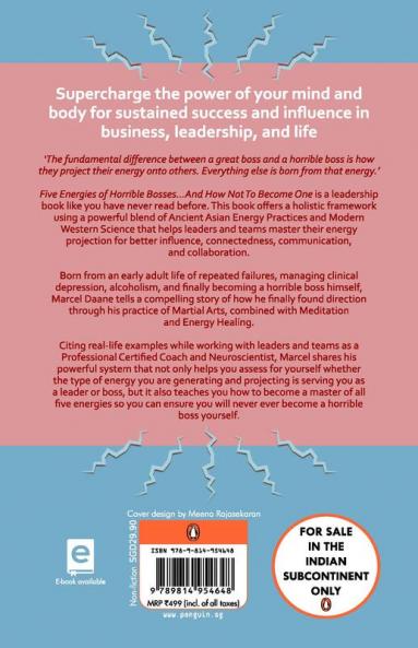 Five Energies of Horrible Bosses…And How Not to Become One