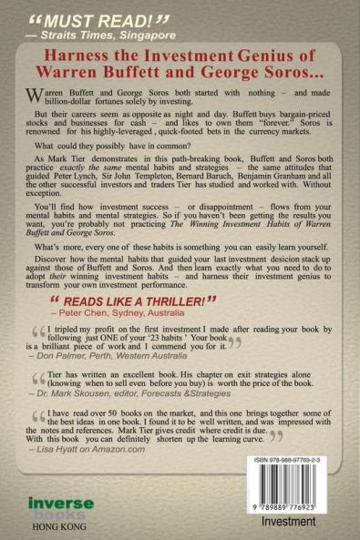 The Winning Investment Habits of Warren Buffett & George Soros