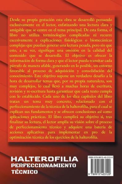 Halterofilia perfeccionamiento técnico