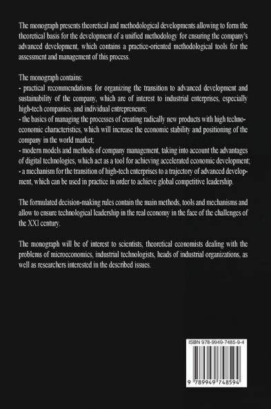 Advanced Development and Sustainability of a Company in the Conditions of Crises and Transformation of Global Economies