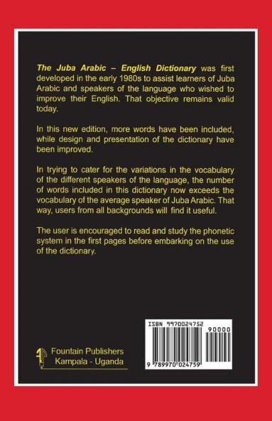 Juba Arabic English Dictionary/Kamuus Ta Arabi Juba Wa Ingliizi