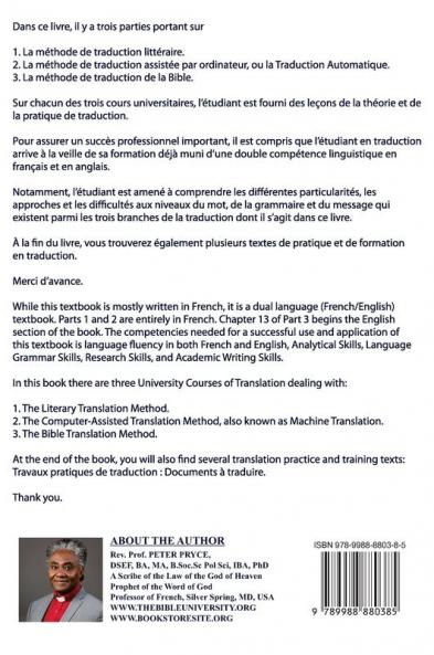 Méthode d'Enseignement de Traduction: Translation Textbook for Students
