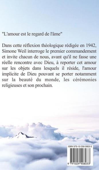 Les Formes de l'amour implicite de Dieu