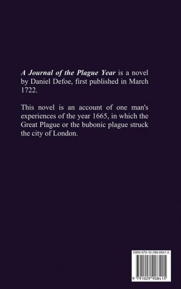 A journal of the plague year
