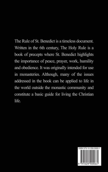 Holy Rule of Saint Benedict