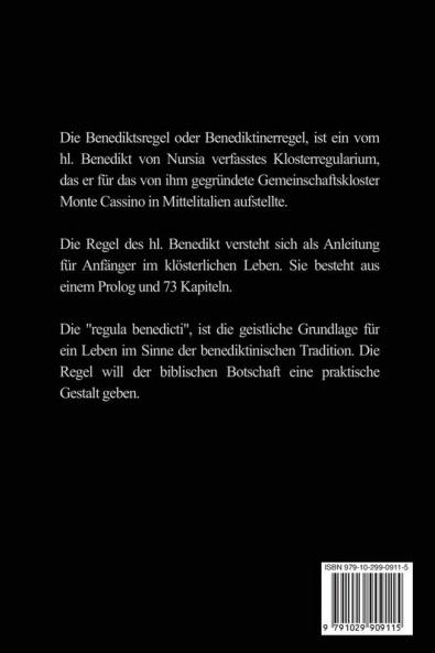 Die Regel des hl. Benedikt