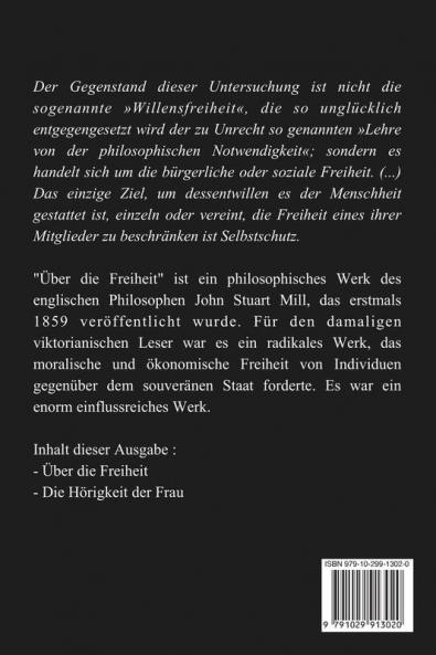 Über Die Freiheit
