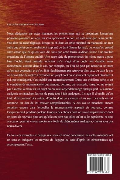 Les Actes Manqués