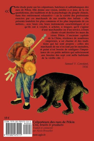 Colporteurs des rues de Pékin: Cris bruits & produits (1936) (Langue-Civilisation)