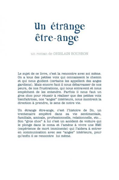 Un étrange être-ange