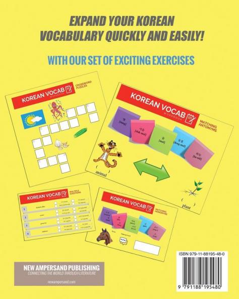 Fun and Easy! Korean Vocabulary Quiz Workbook
