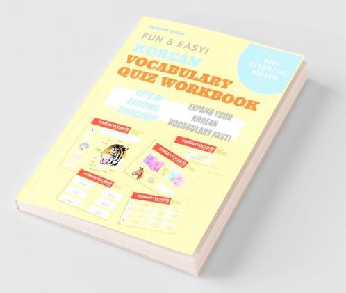 Fun and Easy! Korean Vocabulary Quiz Workbook