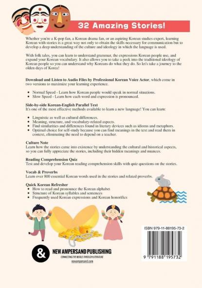 Learn Korean with Classic Short Stories Beginner  (Downloadable Audio and English-Korean Bilingual Dual Text)