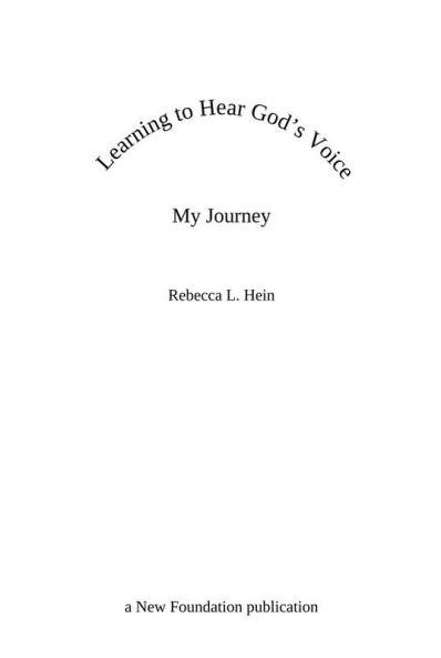 Learning to Hear God's Voice