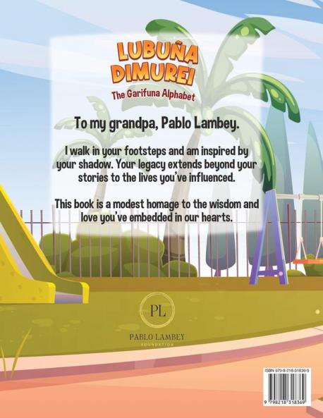 Garifuna Alphabet Book - Lubuña Dimurei (Coloring Book)