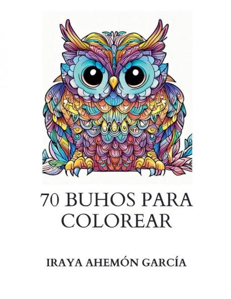 70 buhos para colorear
