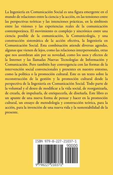 Ingeniería en Comunicación Social y Promoción Cultural