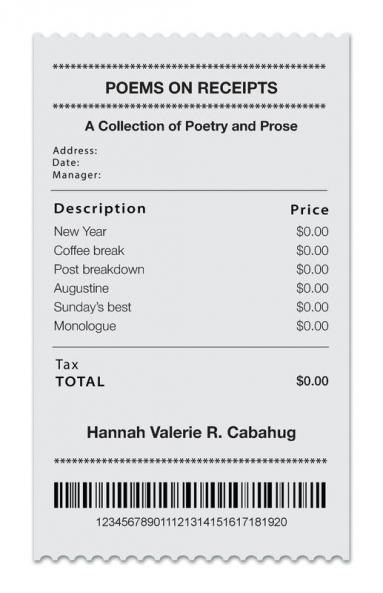 POEMS ON RECEIPTS
